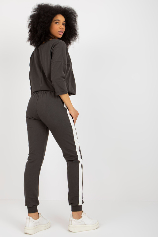 Khaki dámská tepláková souprava s...