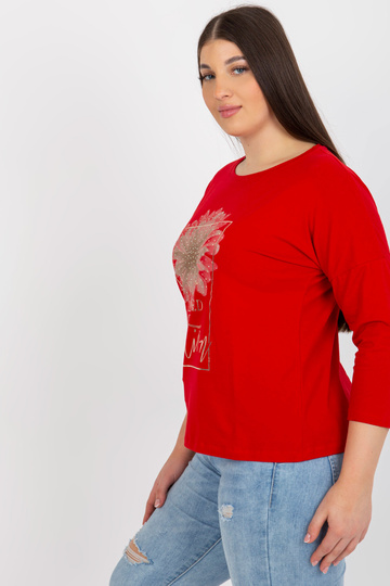 Červená dámská halenka... 2