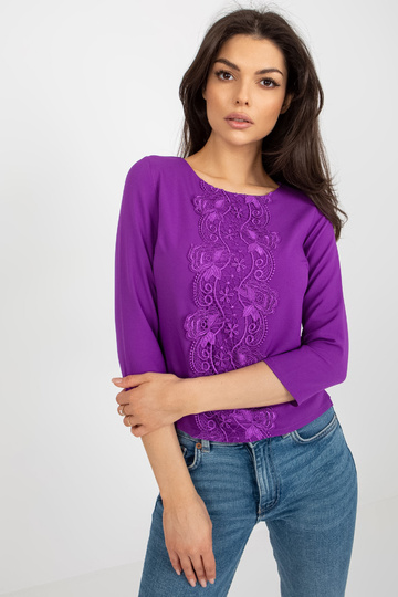 Fialová krátká společenská...