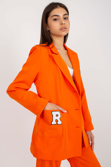 Oranžové ležérní sako