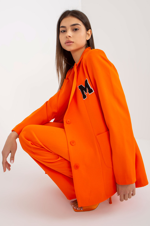 Oranžové ležérní sako