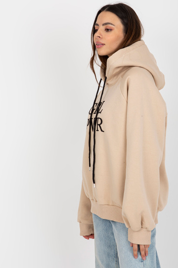 Béžová vycpaná mikina s... 2