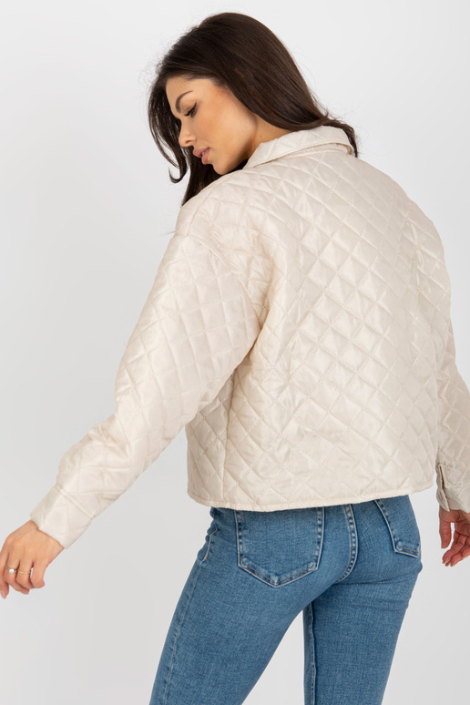 Světle béžová přechodová prošívaná...