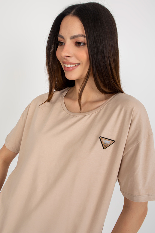 Béžová dámská oversize halenka s...