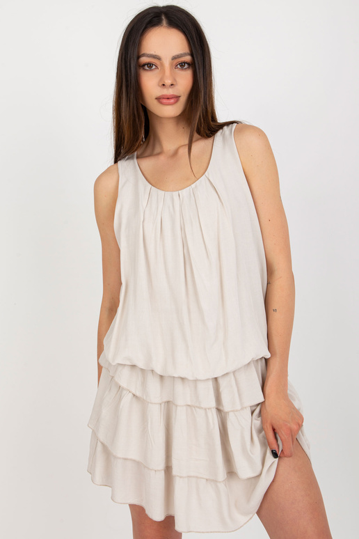 Šaty-TW-SK-BI-8139.44-světle béžové