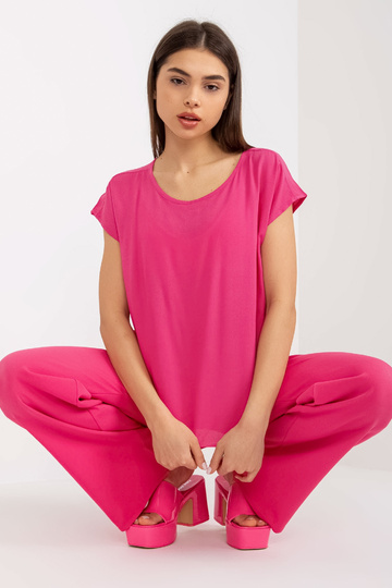 Tmavě růžová ležérní... 2