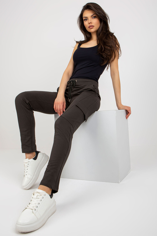 Tepláky-RV-DR-8695.80-tmavá khaki