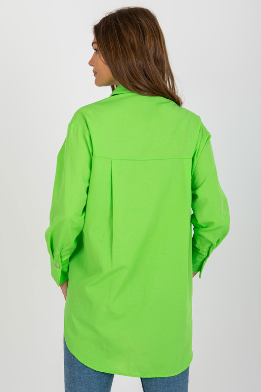 Světle zelená asymetrická oversize...