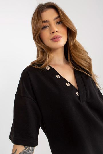 Černá mikina letní komplet...