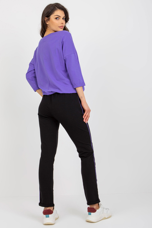 Fialová dvoudílná tepláková souprava...