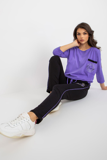 Fialová dvoudílná tepláková... 2