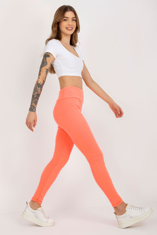 Fluo oranžové ležérní legíny se... Fluo oranžové ležérní legíny se...