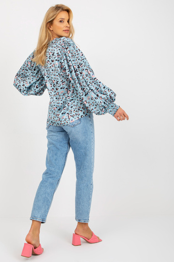 Modrá a černá leopternová...