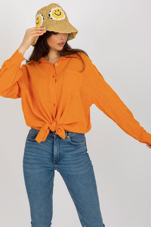 Košile-TW-KS-BI-26698,50-oranžová