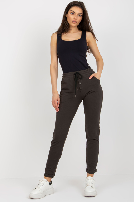 Tepláky-RV-DR-8694.37-tmavá khaki