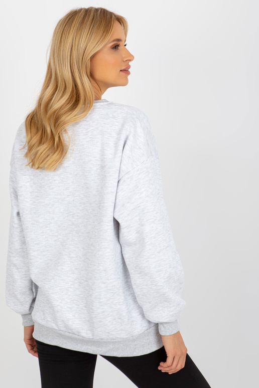 Světle šedá mikina pro ženy oversize... Světle šedá mikina pro ženy oversize...