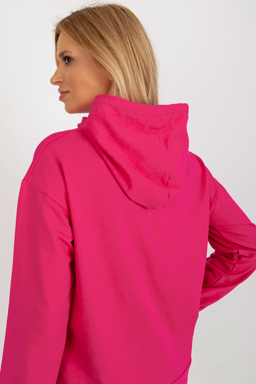 Dámská bavlněná klokaní mikina Fuchsia