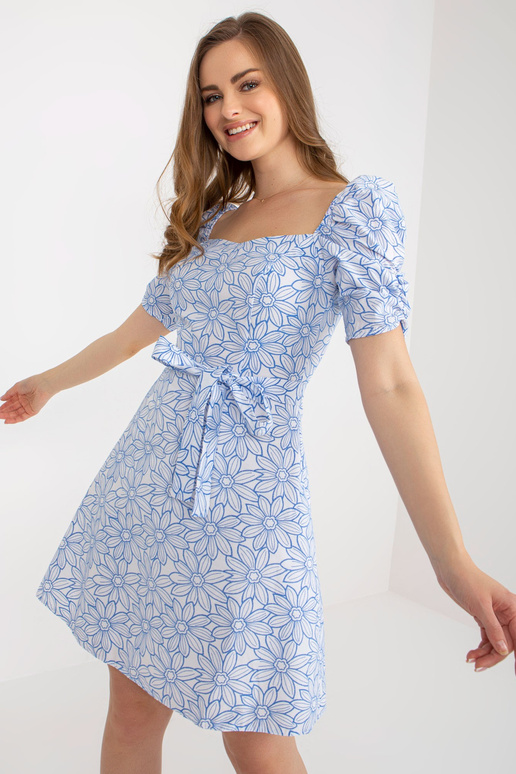 Šaty-LK-SK-509002.03P-bílé a modré