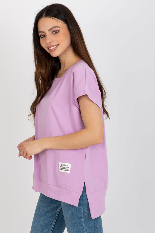 Světle fialová asymetrická oversize...