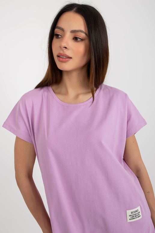 Světle fialová asymetrická oversize...