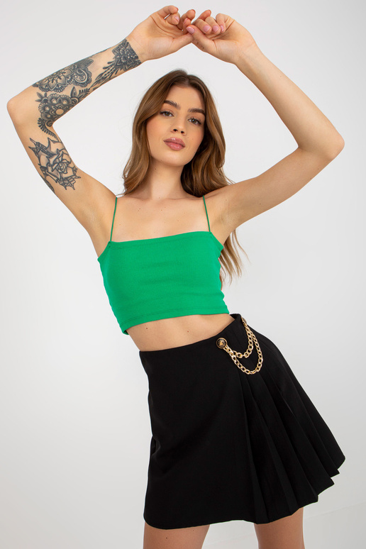 Černé elegantní sukně s řetízkem