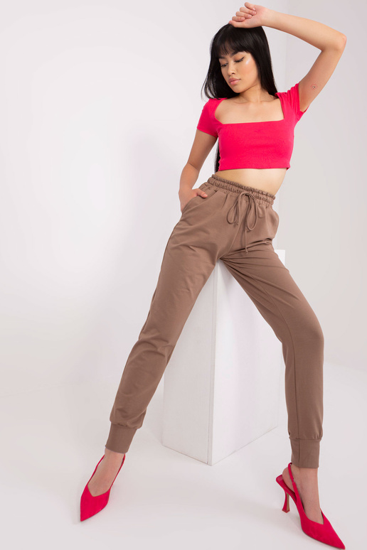 Kalhoty-LK-SP-508922-1,30X-hnědé