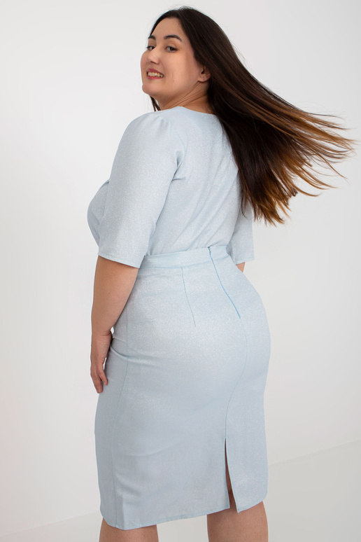 Sukně-LK-SD-506697.95 - světle modrá