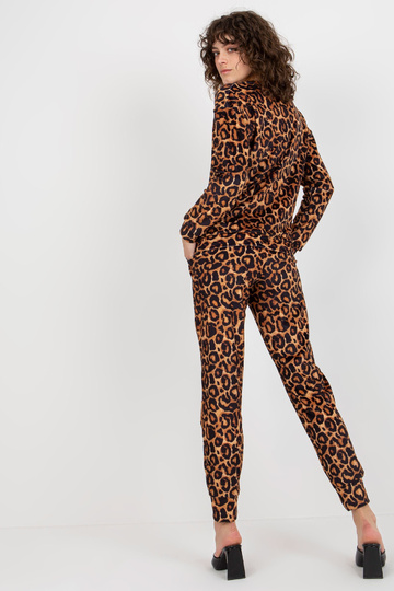 Tmavě béžová a černá dámská...