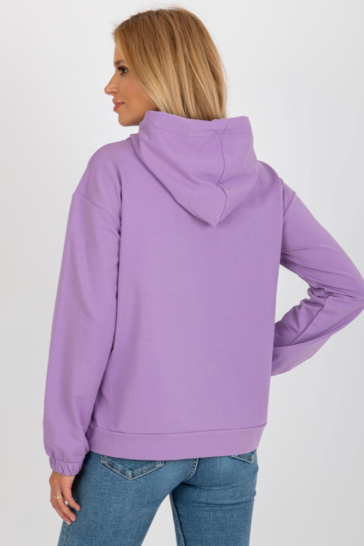 Světle fialová dámská klokaní mikina...