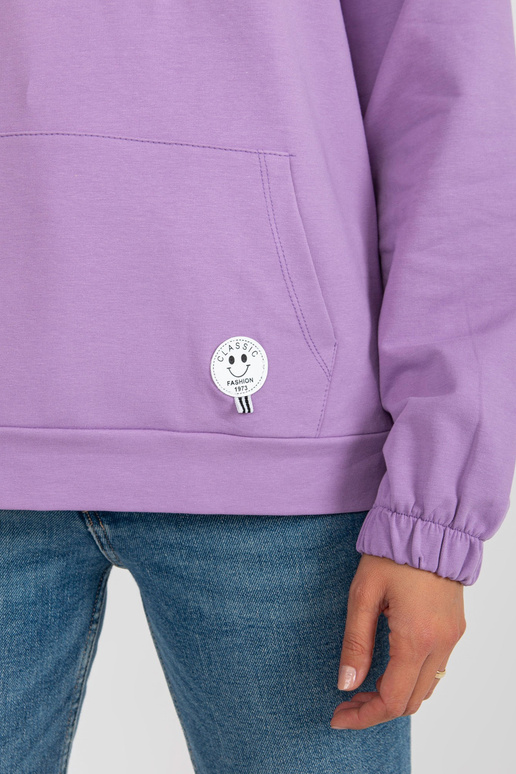 Světle fialová dámská klokaní mikina...
