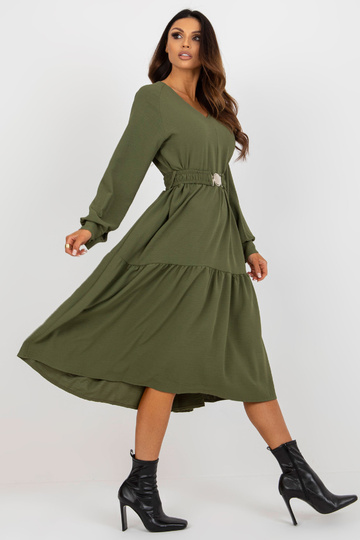 Khaki midi potěšené... 2
