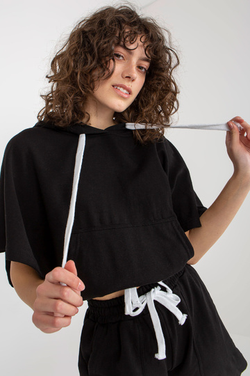 Černá letní mikina set...