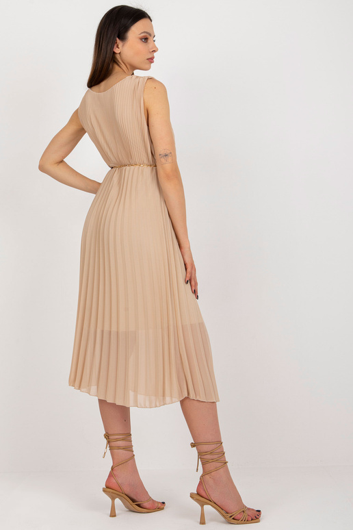 Šaty-DHJ-SK-13168.21X-tmavě béžové