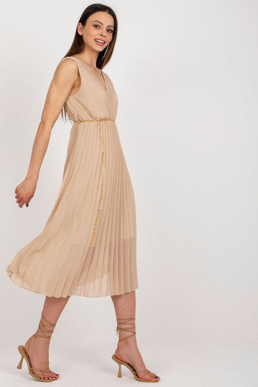 Šaty-DHJ-SK-13168.21X-tmavě béžové