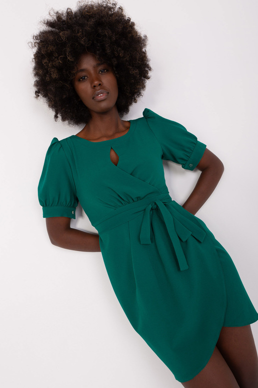 Šaty-LK-SK-508622.06P-tmavě zelené