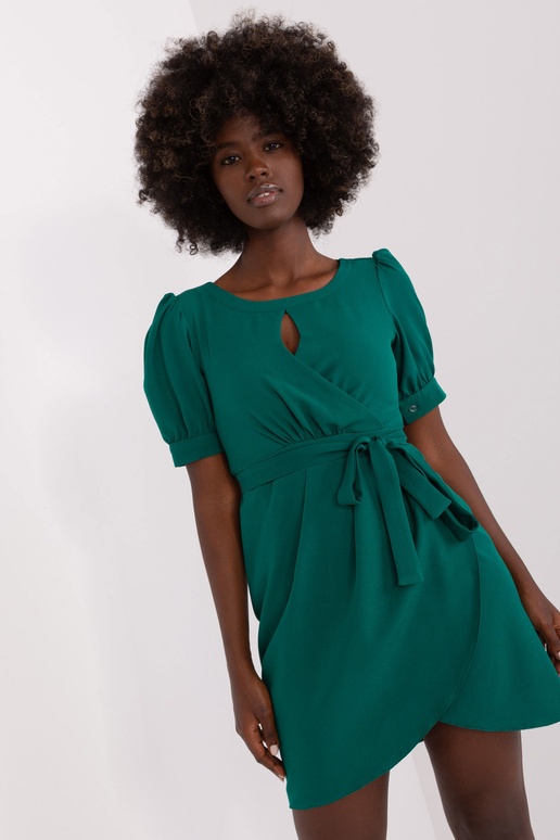 Šaty-LK-SK-508622.06P-tmavě zelené