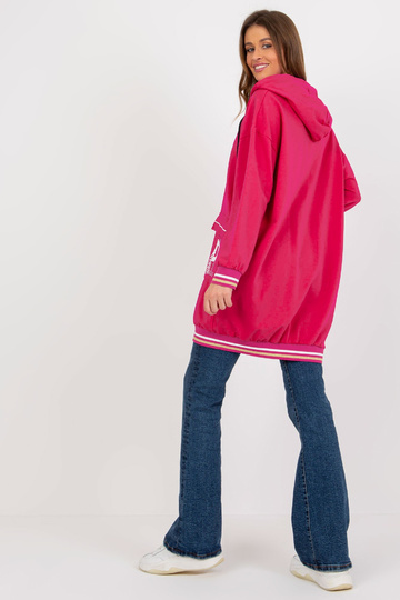 Fuchsiová dlouhá mikina... 2