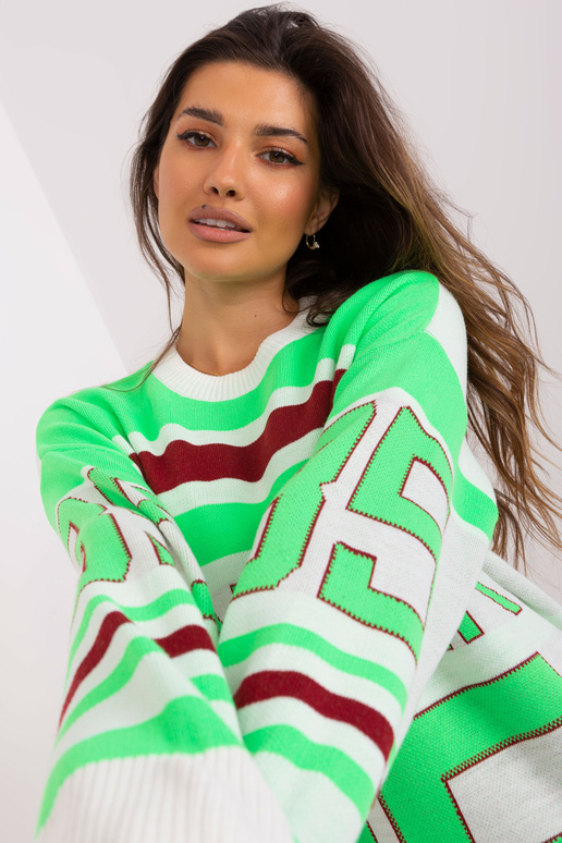 Svetr-BA-SW-2206.48P-světle zelený