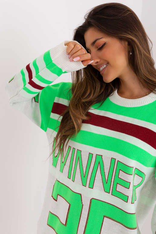 Svetr-BA-SW-2206.48P-světle zelený