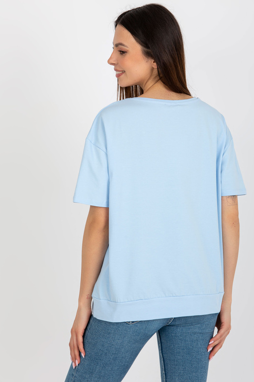 Světle modrá dámská oversized...