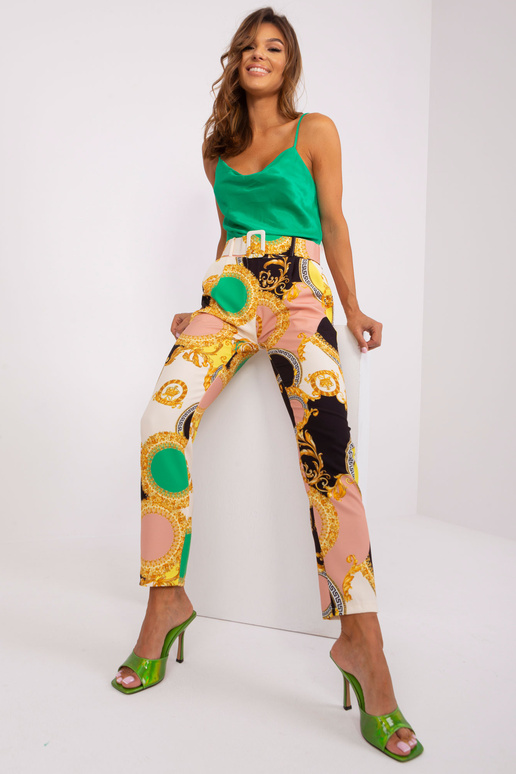 Kalhoty-DHJ-SP-12787D.23X-černo-béžové