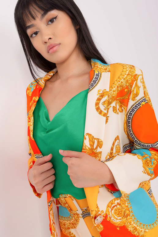 Marynarka-DHJ-MA-15621B.03-pomarańczowy