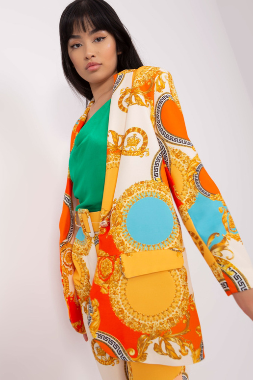 Marynarka-DHJ-MA-15621B.03-pomarańczowy