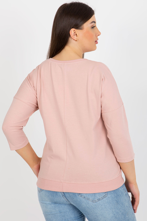 Špinavě růžová halenka větší...