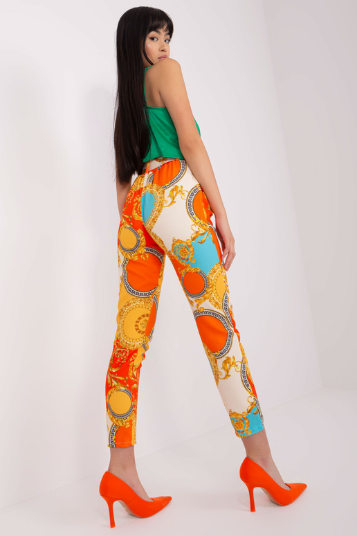 Spodnie-DHJ-SP-12787D.23X-pomarańczowy