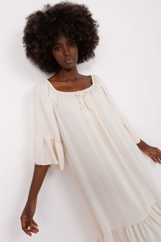 Šaty-DHJ-SK-6057.93-světle béžové