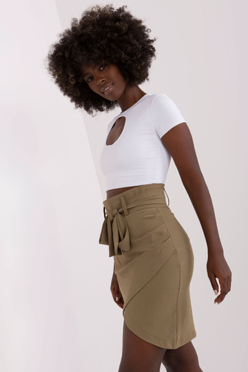 Sukně-LK-SD-508375.04-khaki 2