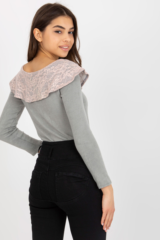 Svetr-LK-SW-506559-2.13-šedo-růžový