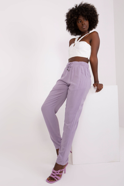 Kalhoty - D73760M61869O - Světle fialové