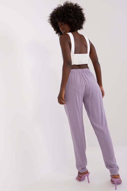 Kalhoty - D73760M61869O - Světle fialové